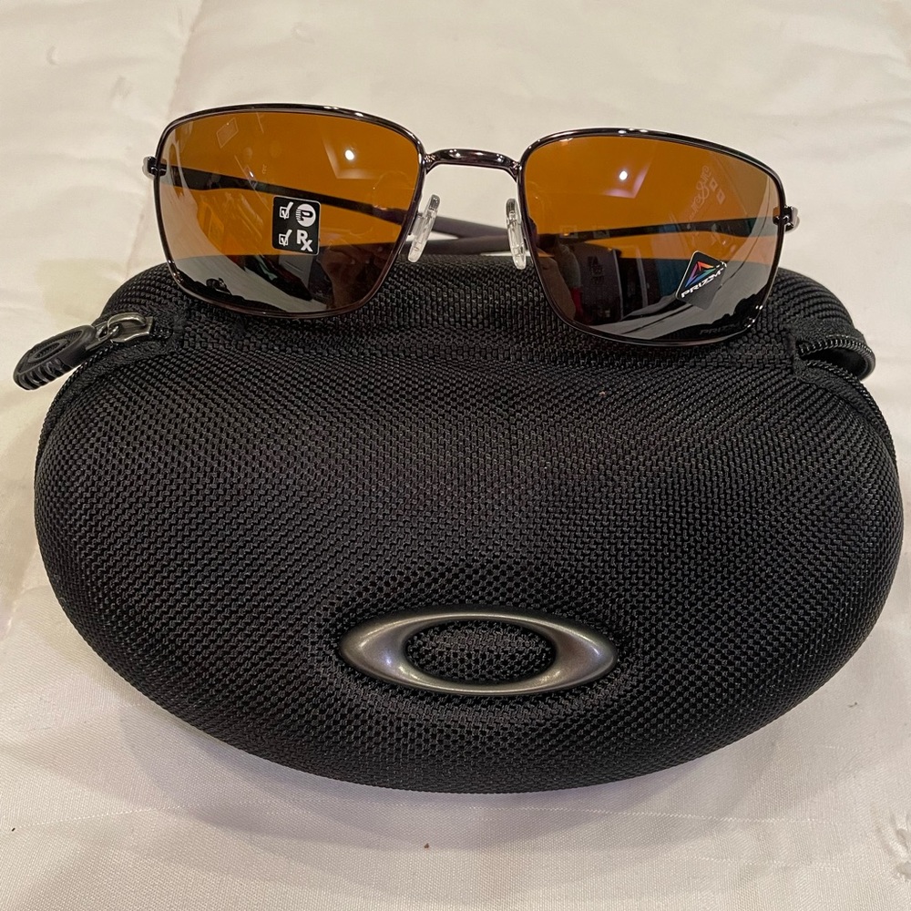 New! Perfect Condition! Oakley Square Wire Tungsten iridium polarized.